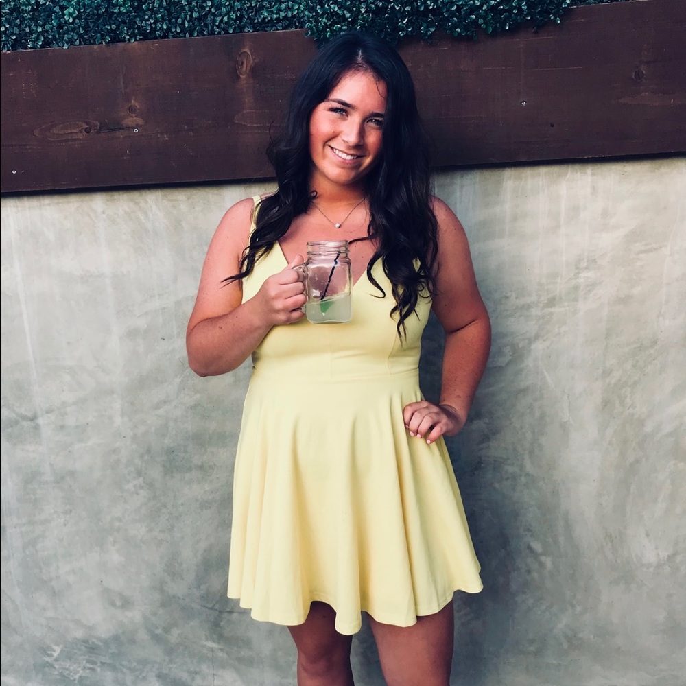 Yellow dress